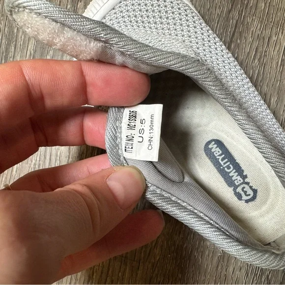 BMCiTYBM Baby Shoes Infant Boy Girl First Walker Shoes Sneakers, 12-18 Months - Picture 4 of 5